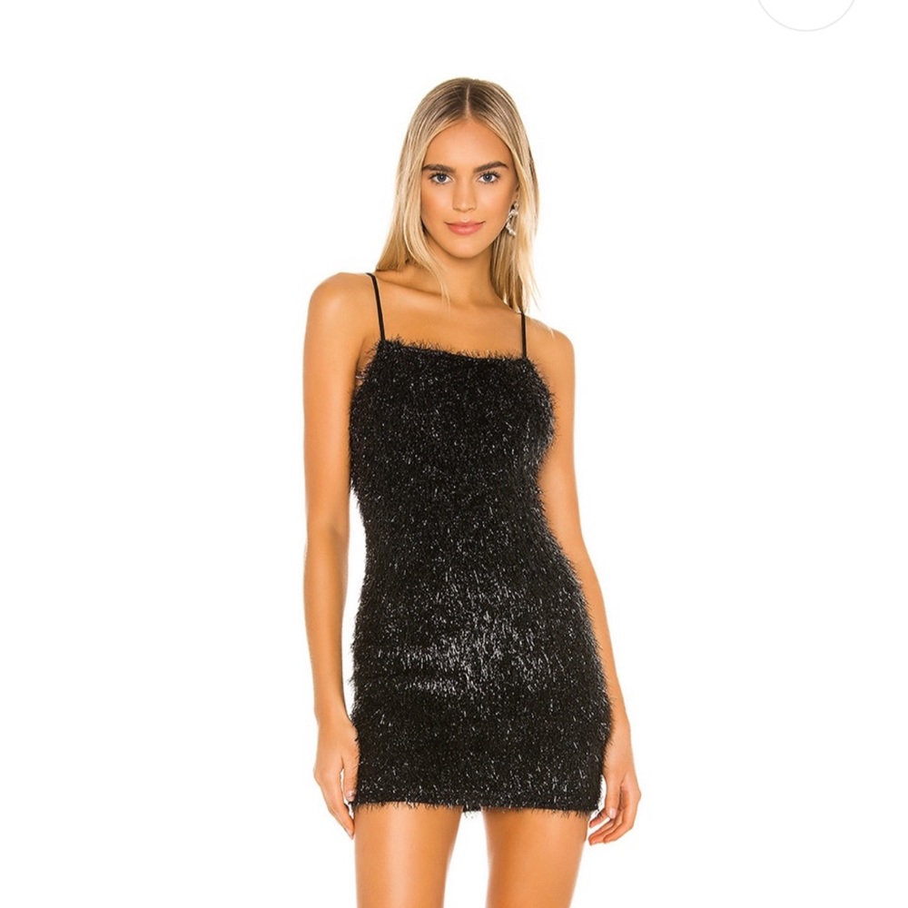 BCBGeneration Fuzzy Metallic Dress XS
